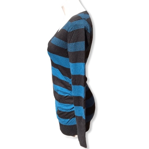 Liz Lange Maternity Striped Sweater Dress Blue S - Picture 3 of 7